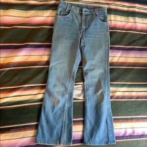 Vintage 70s Levi’s Orange tab bell bottom jeans